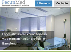 Web móvil Clínica FecunMed